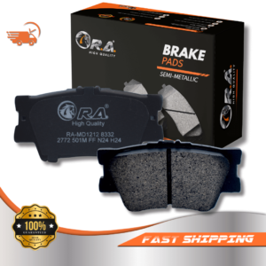 Rear Disc Brake Pads for 2022 Toyota CAMRY 2.5L 3.5L w/Manual Parking Brake