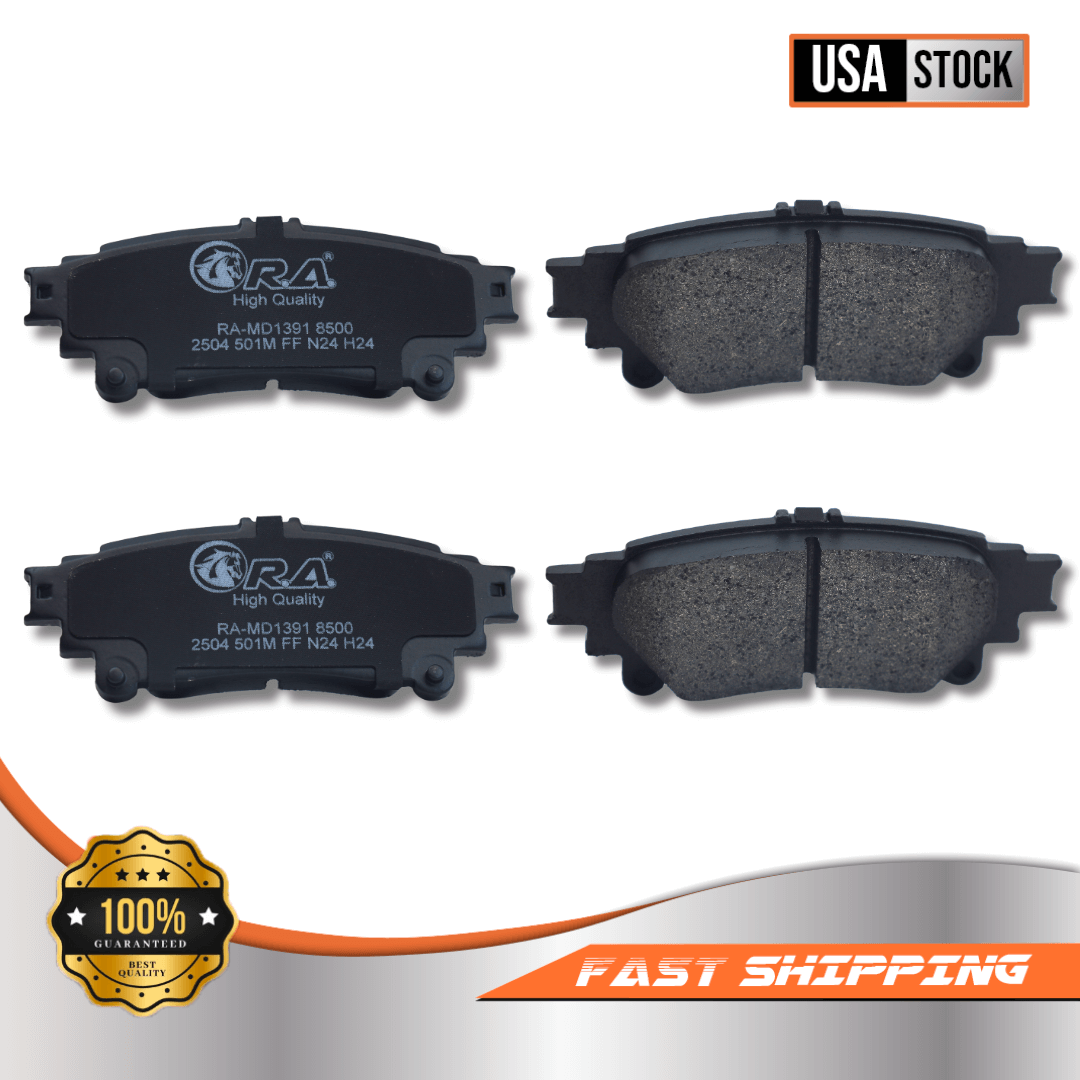 Rear Disc Brake Pads for 2016 2017 Lexus RC300 Base F Sport Coupe 3.5L - Image 2