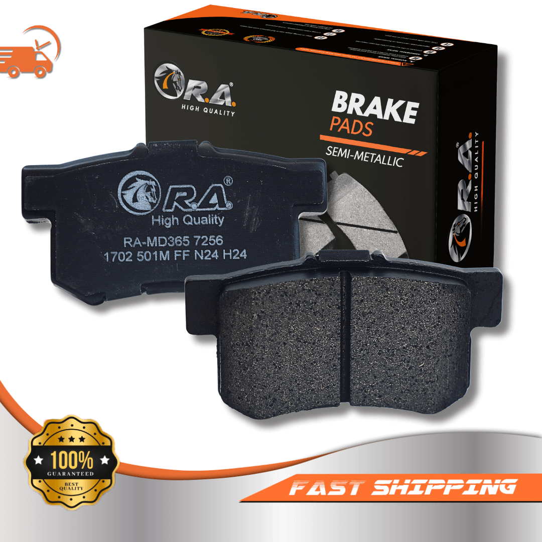 Rear Disc Brake Pads with hardware for 2013 - 2022 Acura ILX 2.0L 2.4L