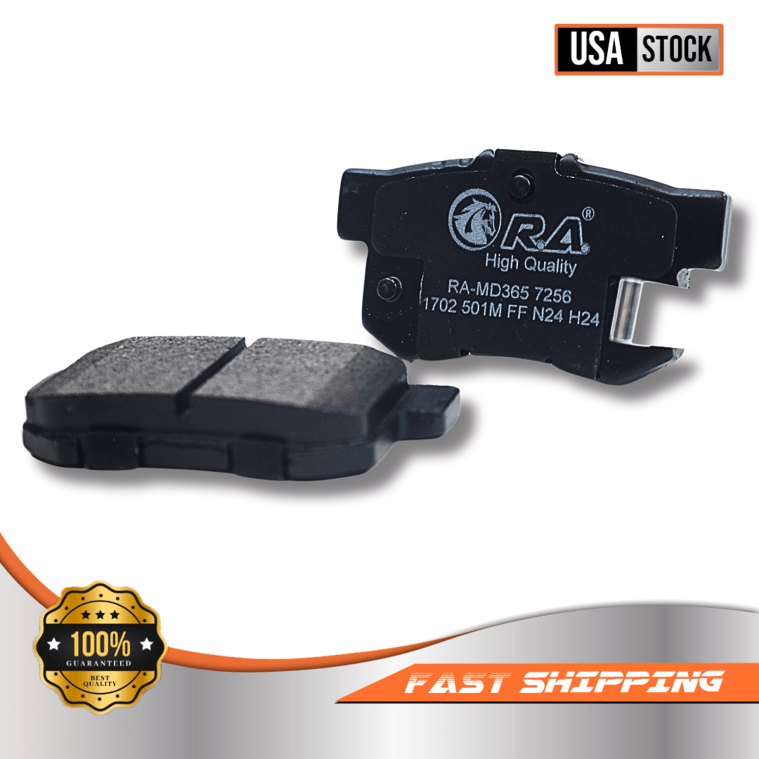 Rear Disc Brake Pads with hardware for 2013 - 2022 Acura ILX 2.0L 2.4L - Image 3